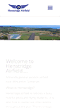 Mobile Screenshot of henstridgeairfield.com